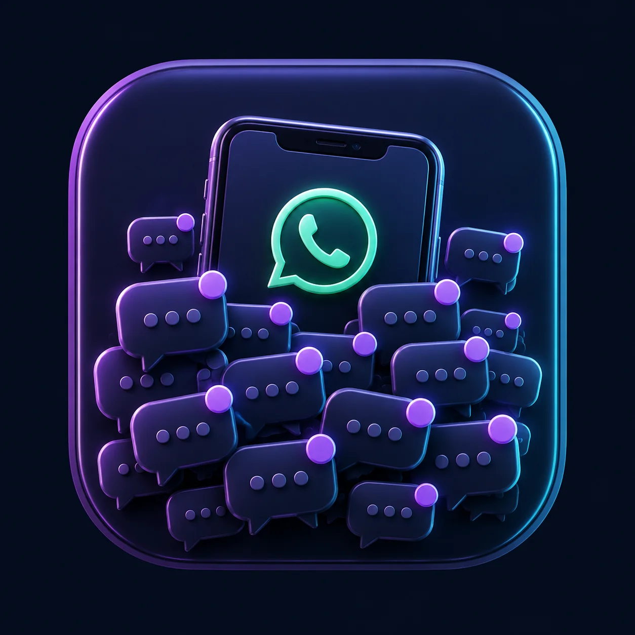 WhatsApp cheio
